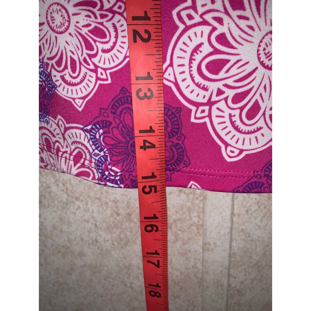 Tranquility by Colorado Clothing Pink Floral Mandala Athletic Skort Sz Lg - Picture 5 of 9